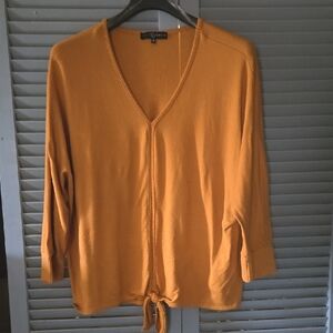 Mustard Yellow V-Neck Sweater. Like NEW